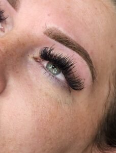 Lash extensions for hooded eyes at BeYOUtiful Ink Studio Little Falls MN