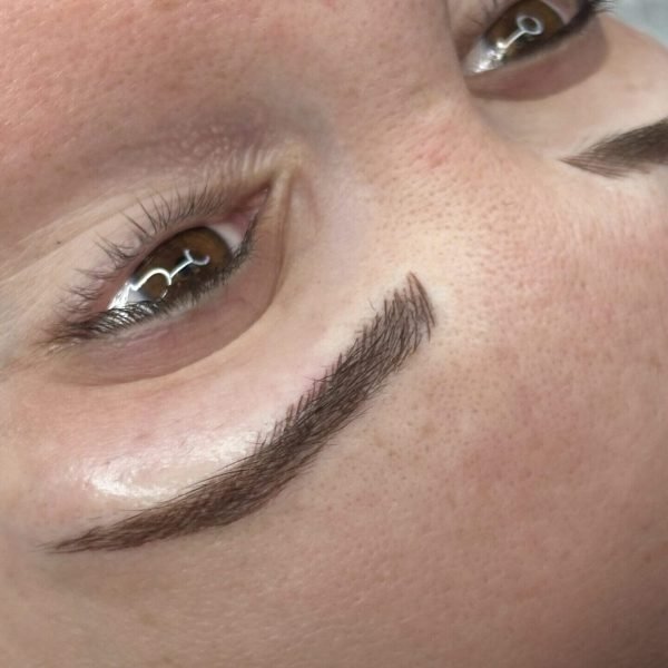 Microblading - Dark Brown Immediately After